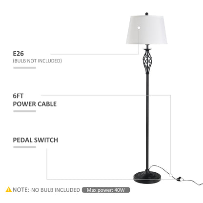 Whitmore three-piece lamp set in black and white, alternate view 6