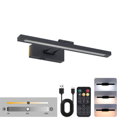 Calloway battery-operated picture light in black, alternate view 4
