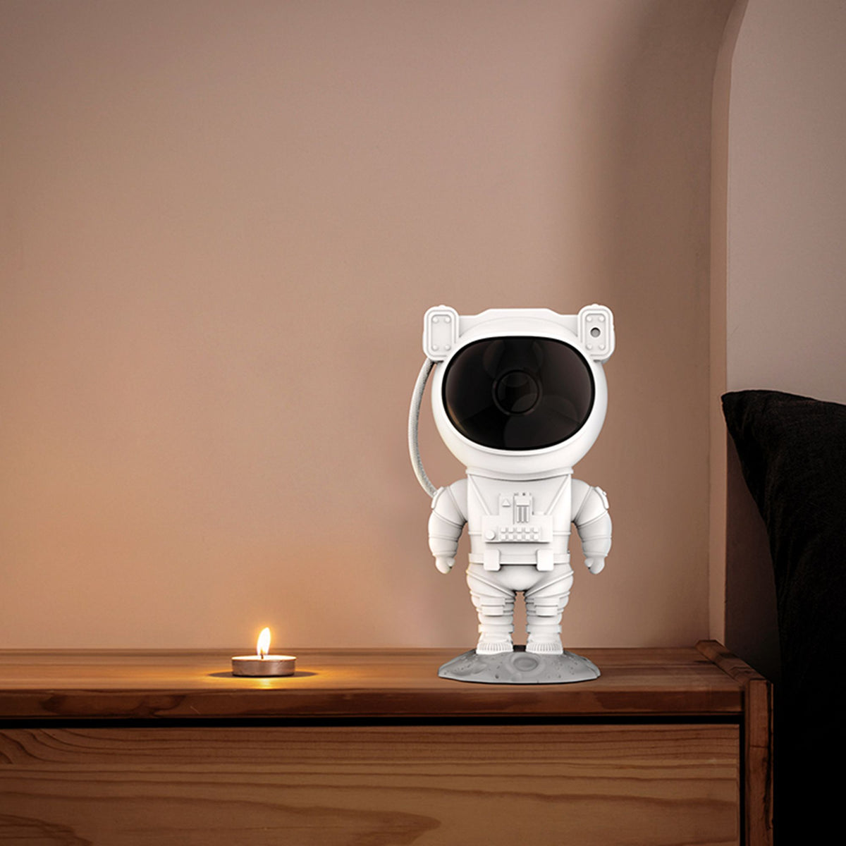 Astronaut galaxy projector with remote, alternate view 1